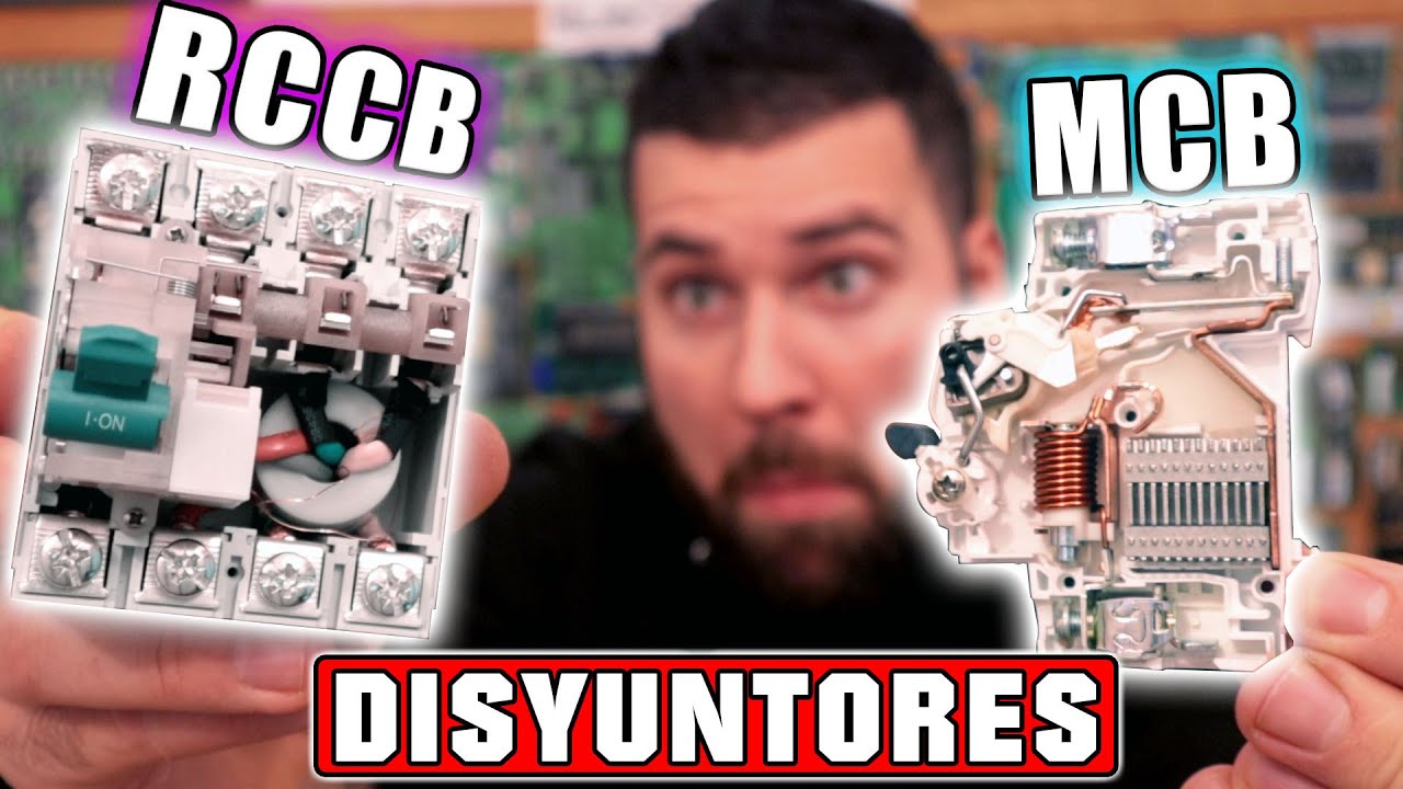 Interruptor Seguridad MCB y RCCB/Diferencial | Como Funcionan?