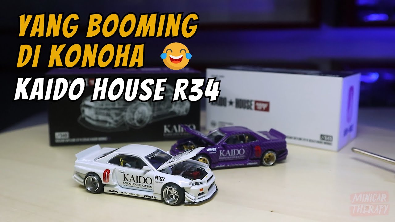 SIZENYA 11 12 DENGAN DIECAST r34 MINI GT, MINI GT KAIDO HOUSE NISSAN GTR R34