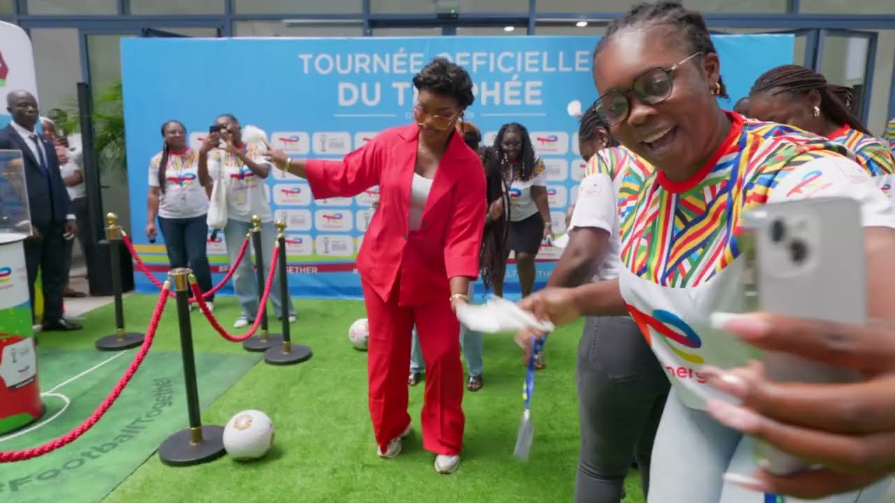 TOURNÉE OFFICIEL DU TROPHÉE DE LA CAN MOROCCO 2025 EN CÔTE D'IVOIRE.