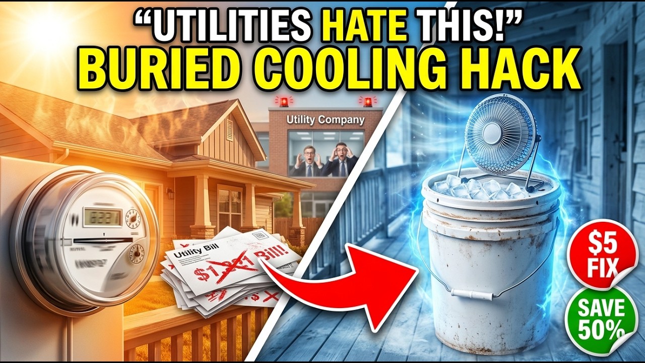 $5 Amish AC Hack Cuts Cooling Bills in Half !