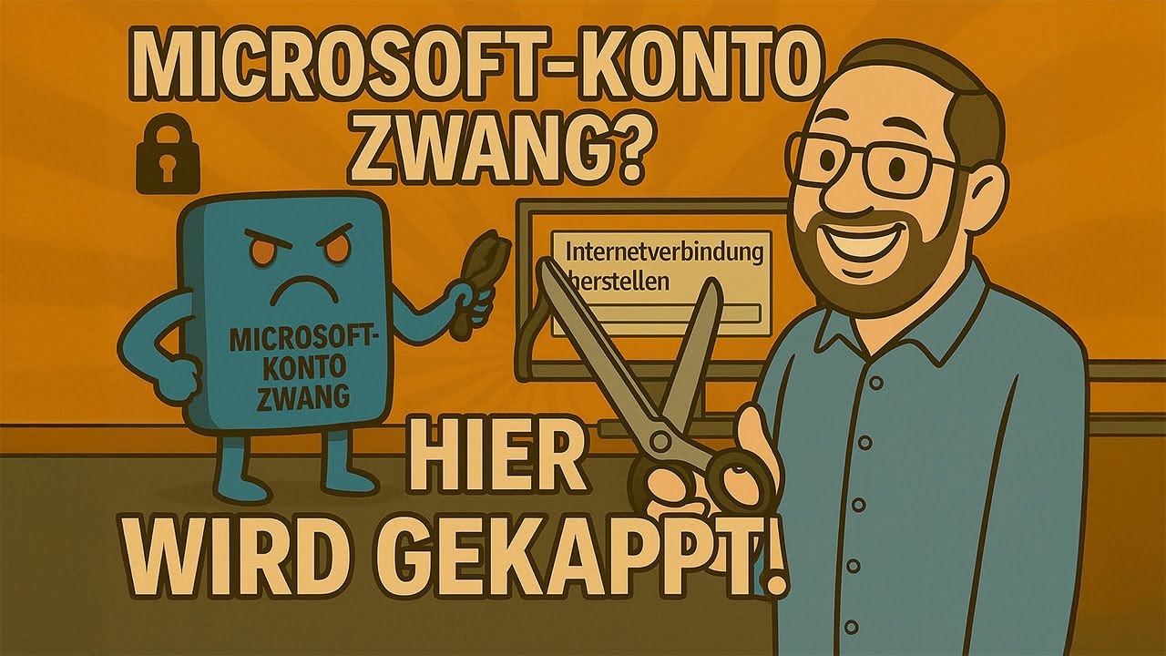 Windows 11 OHNE Microsoft-Konto? So klappt’s 2025 trotzdem! (3 Wege)