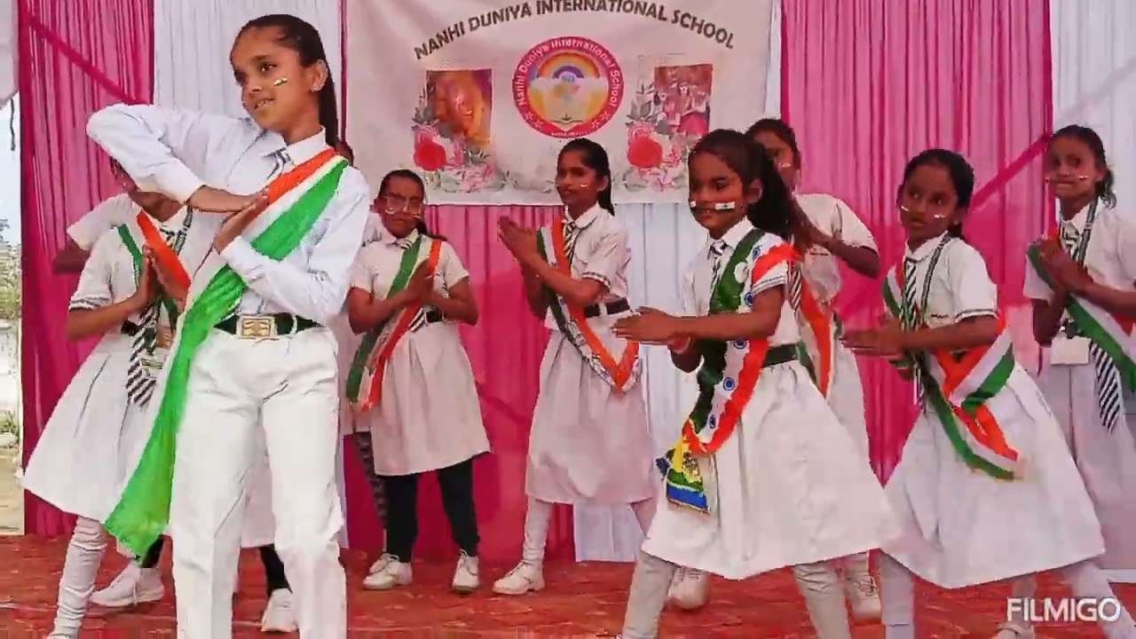 NANHI DUNIYA INTERNATIONAL SCHOOL 🏫 SATNA #26 JAN #DANCE PERFORMANCE #VANDE MATARAM