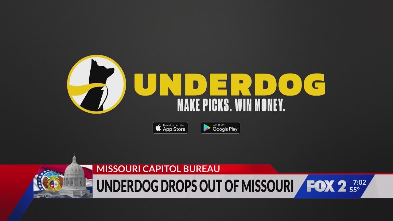 Underdog pulls out of Missouri ahead of sports betting launch