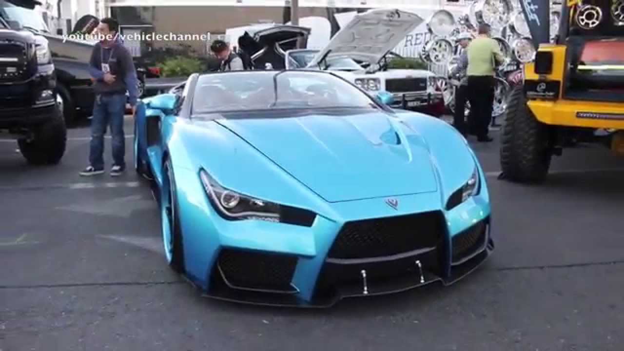 Vaydor roadster wide body kit for an Infinity G35
