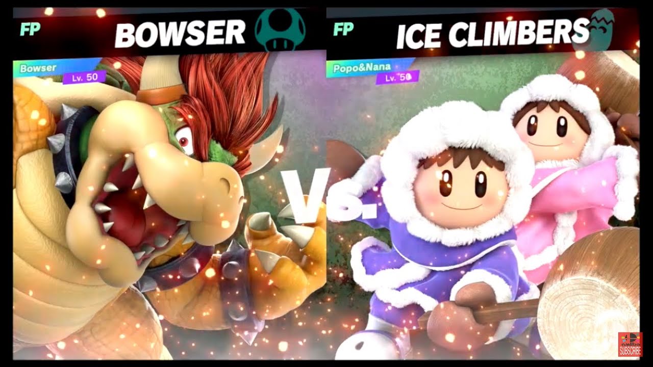 Super Smash Bros Ultimate Amiibo Fights – Bowser vs the World #15 Bowser vs Ice Climbers