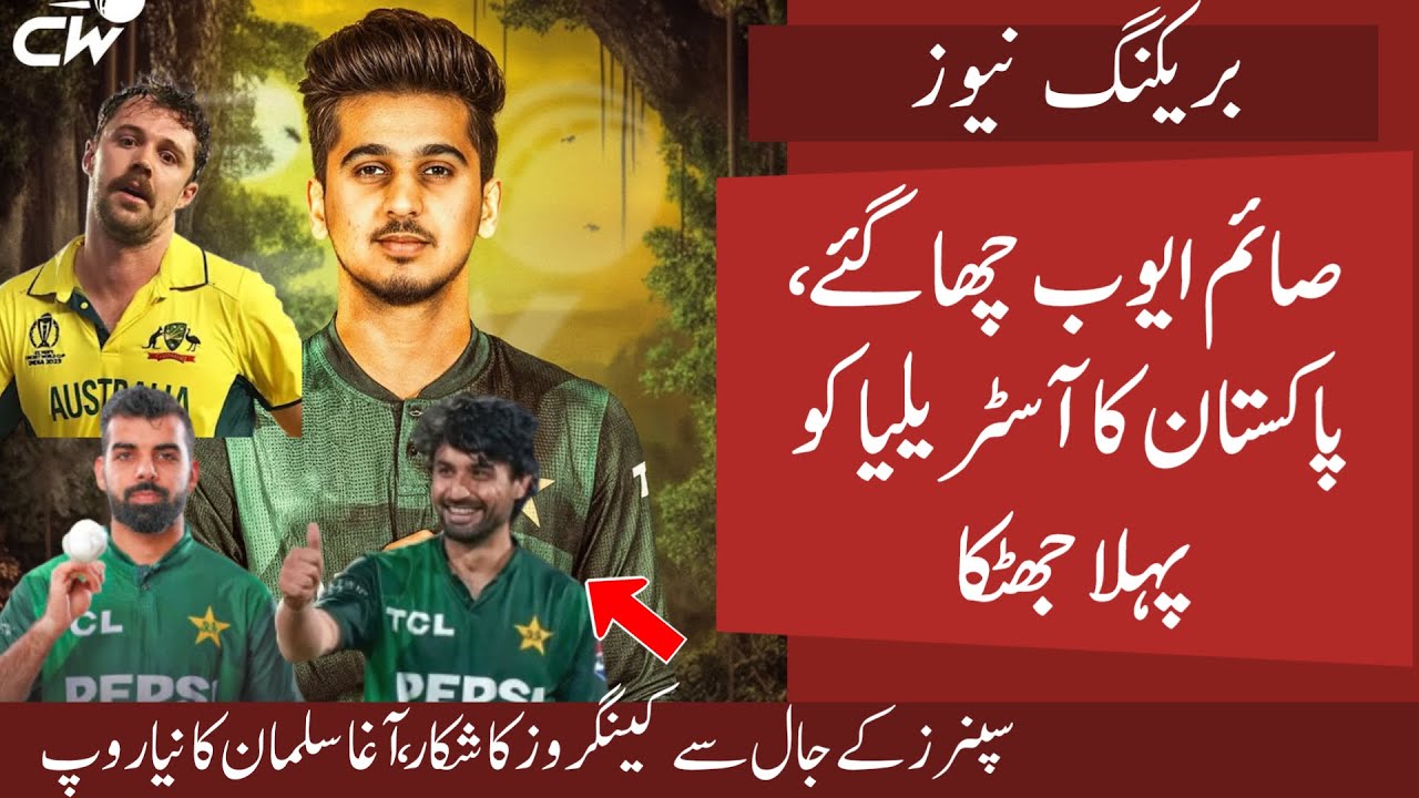 OMG Saim and Pak Trashed Mighty AUS in 1st T20 | Pak Spinners Big Threat for T20 World Cup