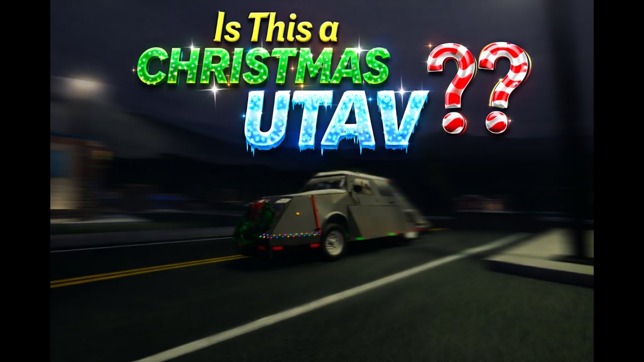 Driving with Christmas UTAV today and it was pretty crazy.