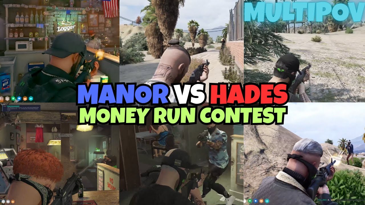 MANOR AMBUSH HADES To Contest Money Run in SANDY | MULTIPOV | NOPIXEL 4.0 GTA RP