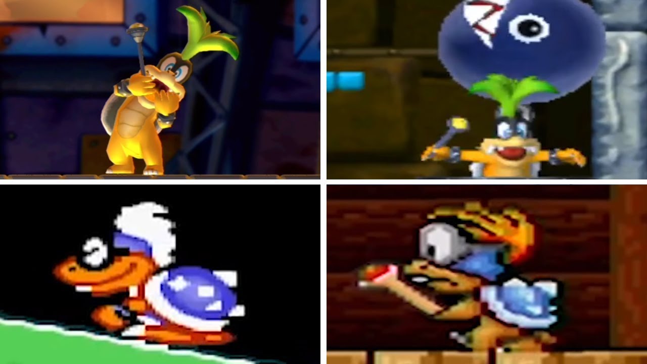 Evolution of - Iggy Koopa in Super Mario Bros. Games
