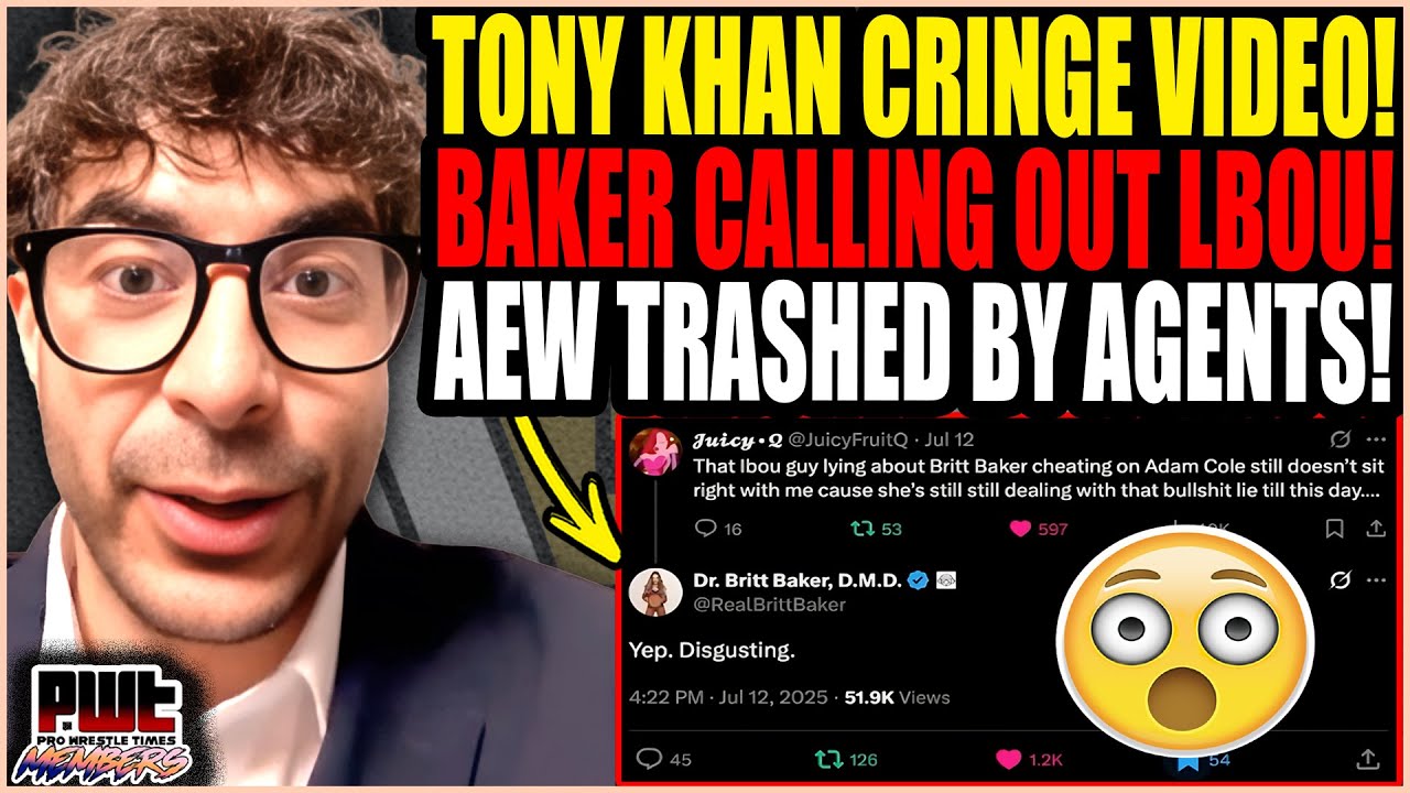 Tony Khan INSANE RAMBLING Video! Britt Baker CALLS OUT Ibou! AEW TRASHED By Hollywood Agents!