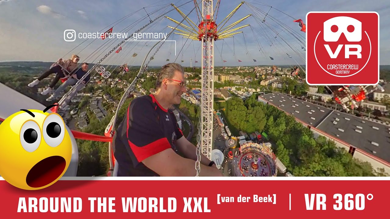 Вокруг света - van der Beek 360&deg; VR Thrill Ride | VR360 POV Kirmes Fairground Funtime Starflyer