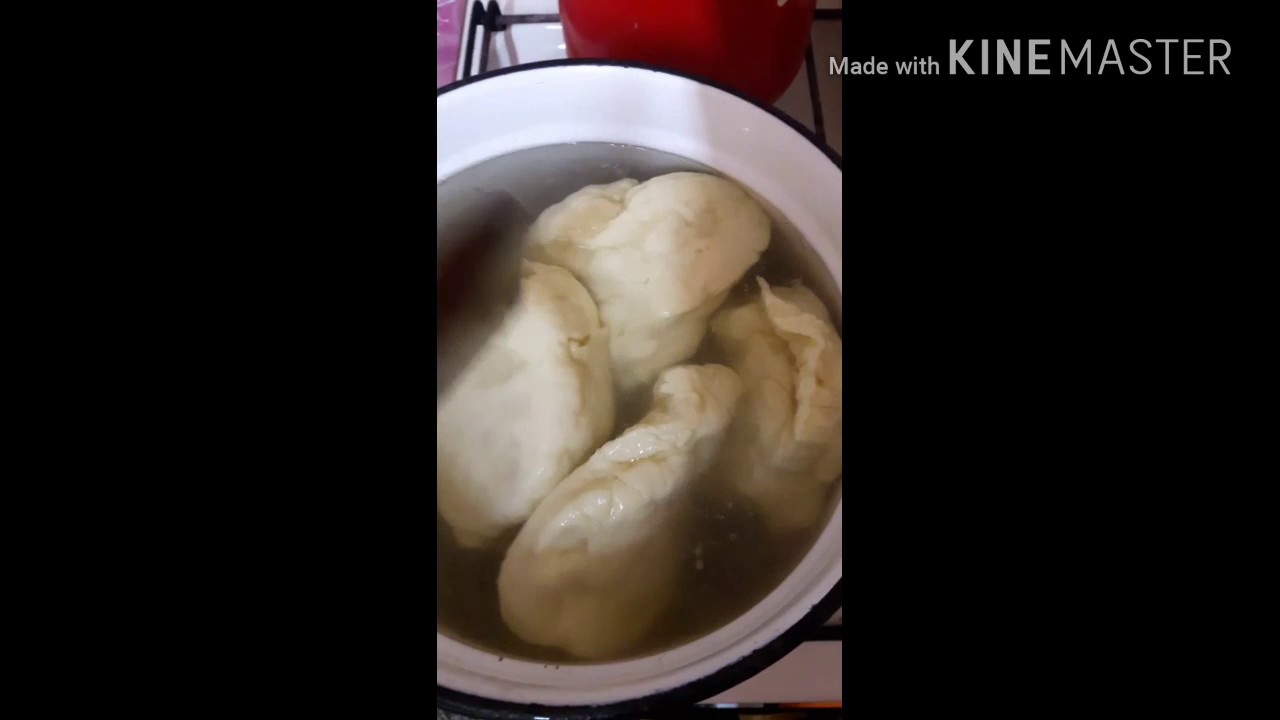 Готовим галушки к борщу. Быстро и очень вкусно.