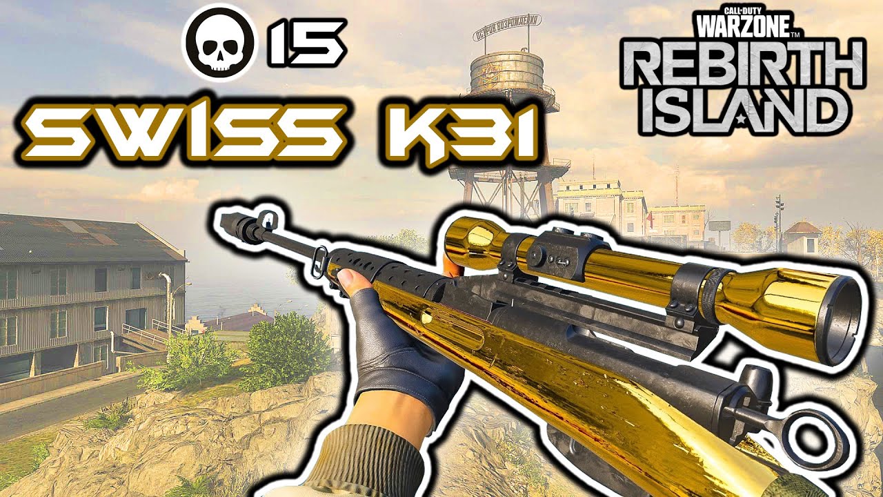 SWISS K31 SNIPER on REBIRTH ISLAND (Cold War Warzone)