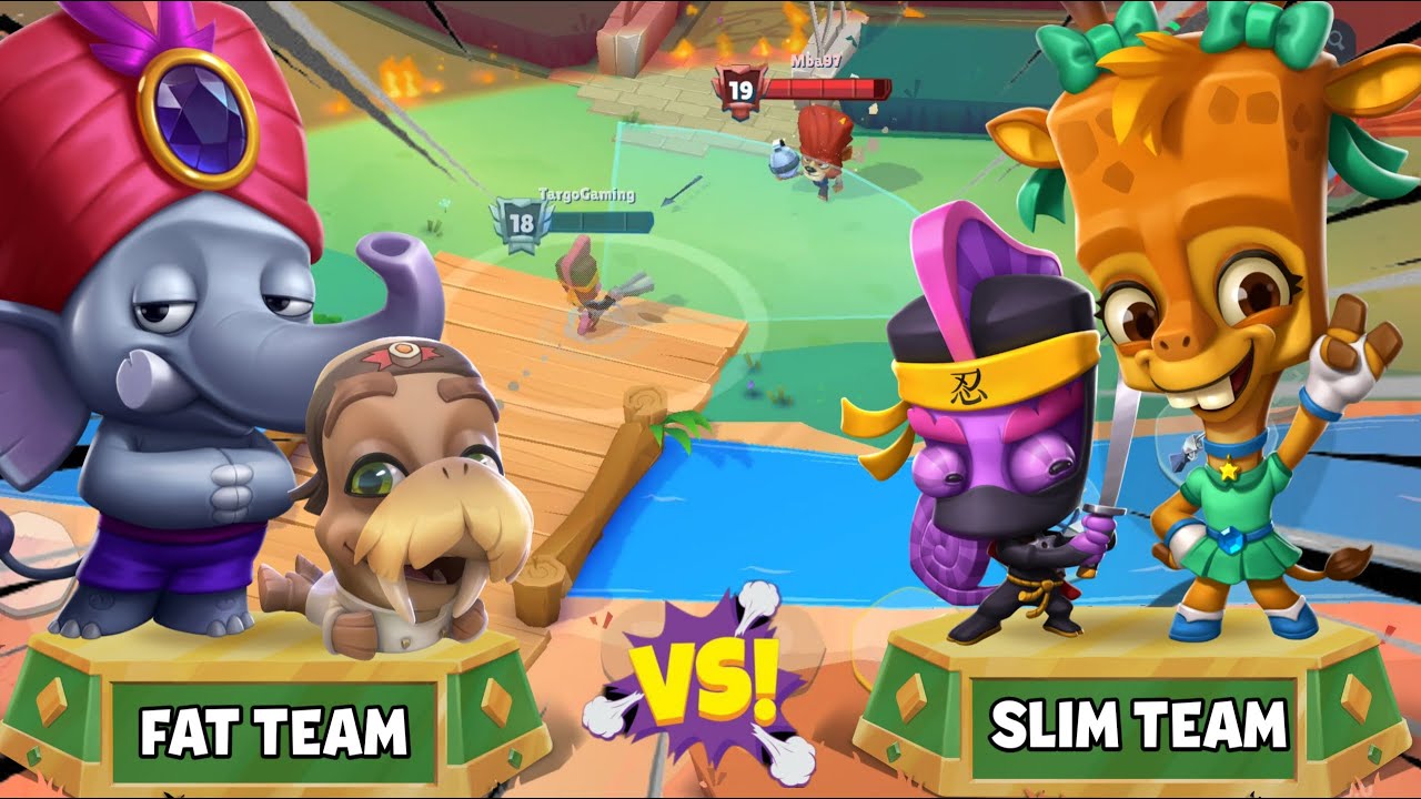 Fat Team vs Slim Team Which Team is Best 🤔 | Zooba