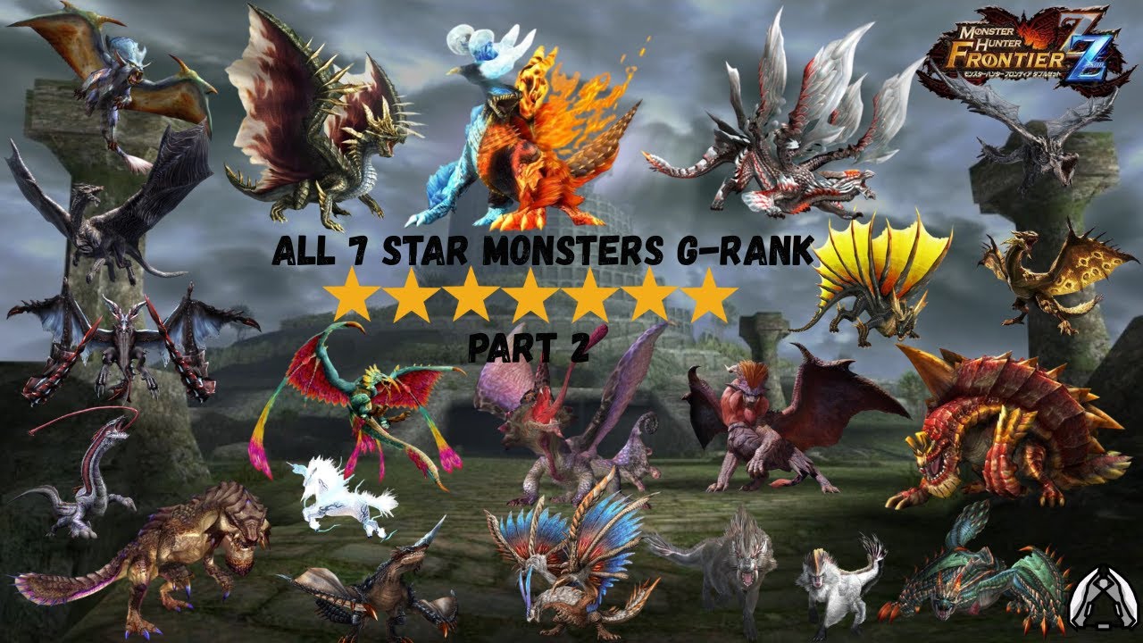 [Monster Hunter Frontier Z Zenith] All 7 Star Monsters G Rank Quest (HC) (Part-2) [MS] [Solo]