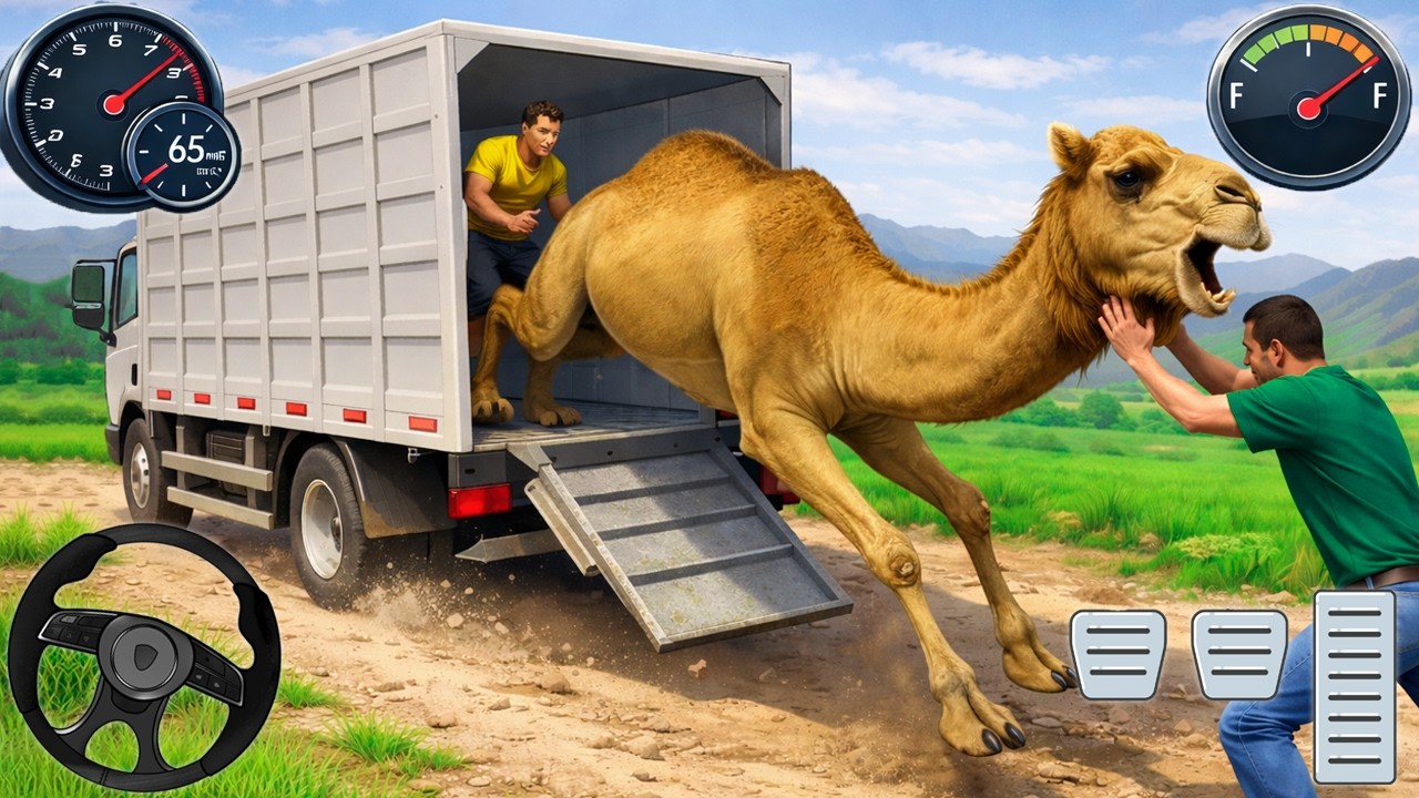 🐪 Wild Animal Cargo Truck Driving Game 3D 🦁 | Real Transport Simulator – Android Gameplay