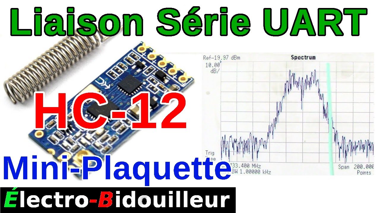 EB_#379 Mini-Plaquette - Transceiver de Données UART HC-12