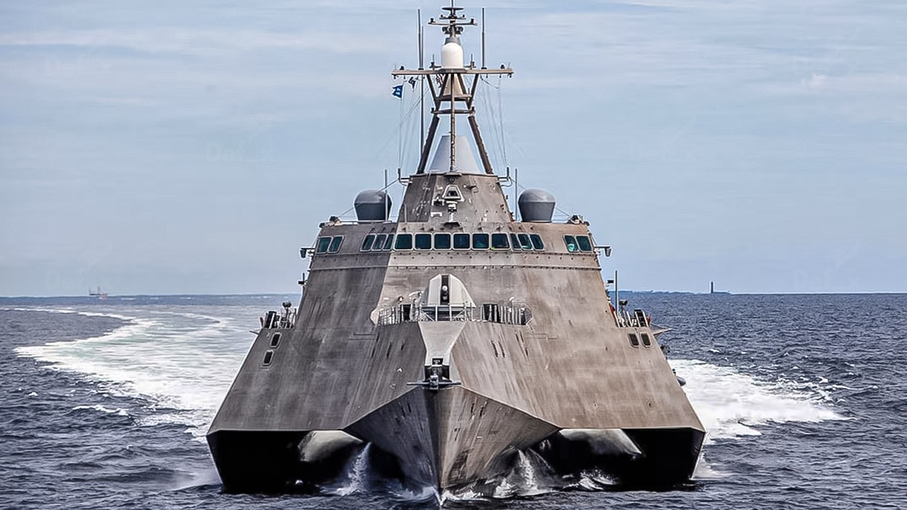 Fast, Stealthy, and Deadly: Independence-Class Warship in Full Combat Action