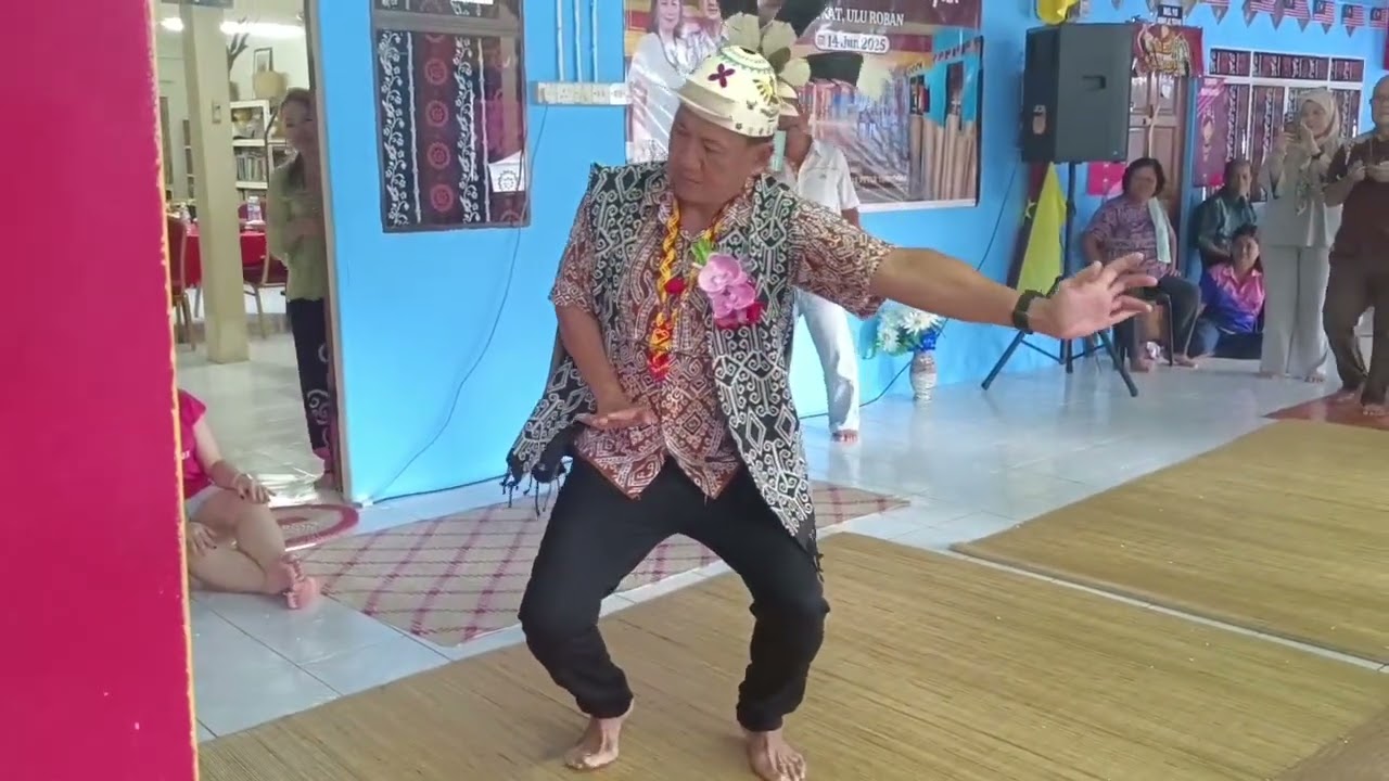 Ngajat Orang Ulu, Rh Sulau, Jingkat Ulu Roban Kabong Saratok 14.6.25. 