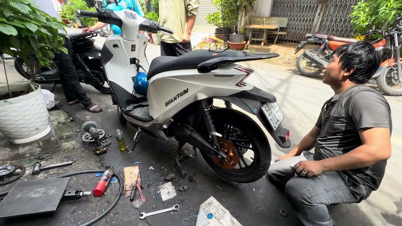 DATBIKE QUANTUM S LÊN DÂY CUROA CHẠY ÊM REGEN NHẸ - ĐÁNG MUA HAY KHÔNG ??? 