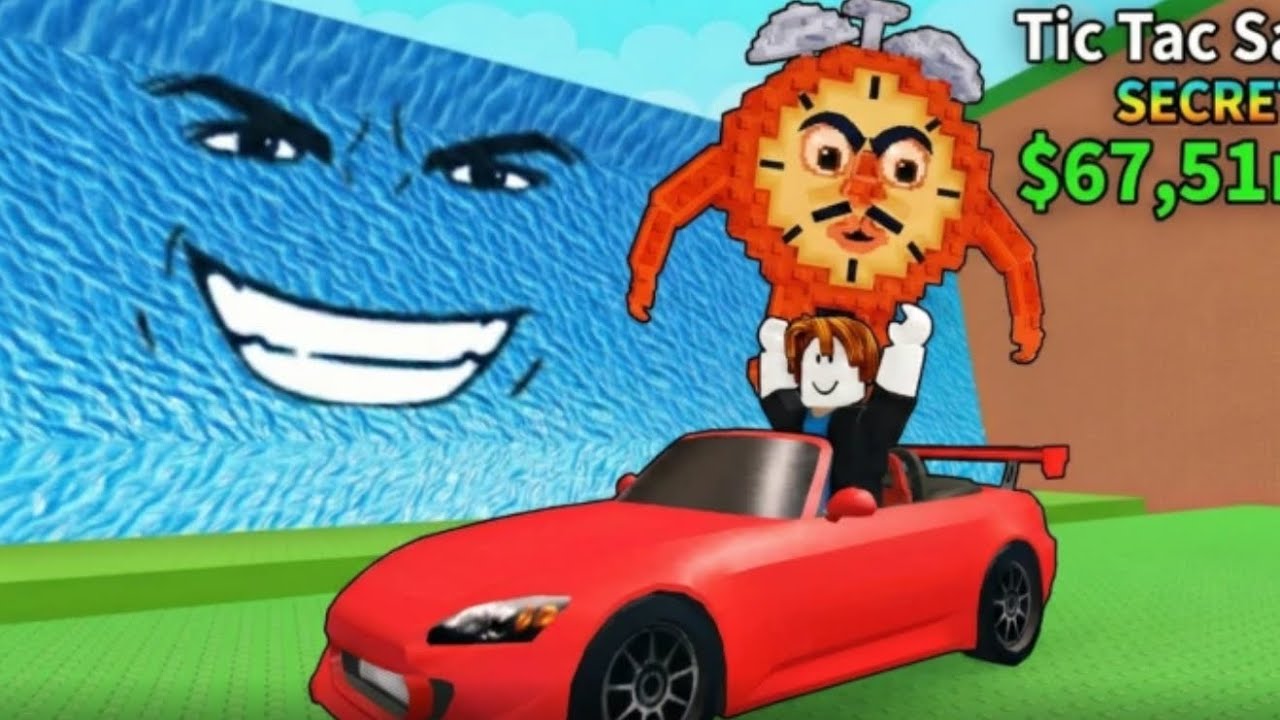 Escape tsunami on car for brainrot 
