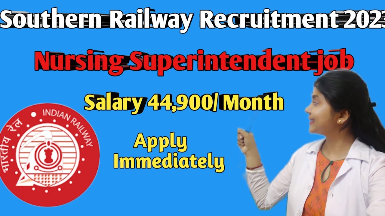 Railway Recruitment Nursing Superintendent 2023 || RRB Nursing job Vacancy ||