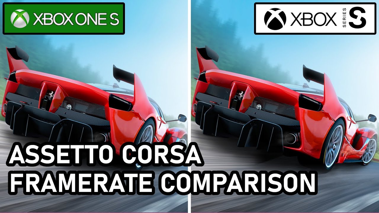 Assetto Corsa  |  Xbox One S vs Xbox Series S  |  Frame Rate Comparison