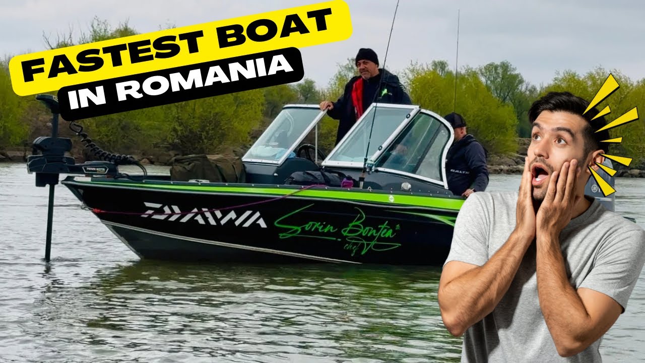 Finval 595 Fish Pro 🚤 Fast Boat Ride Through Romania’s Danube Delta