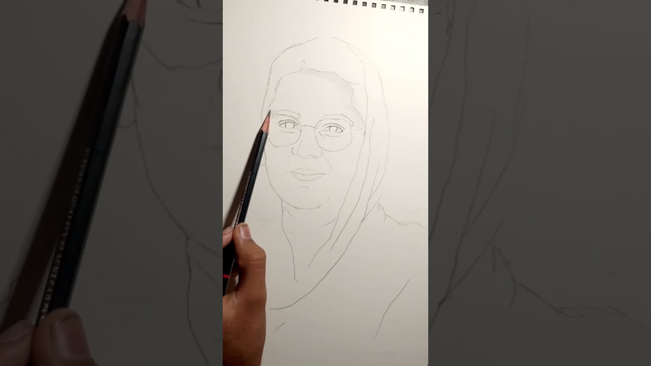 sketch for umme rubab chaindo 💝#sketch #drawing #art #tranding #youtubeshorts #viral #shortsfeed