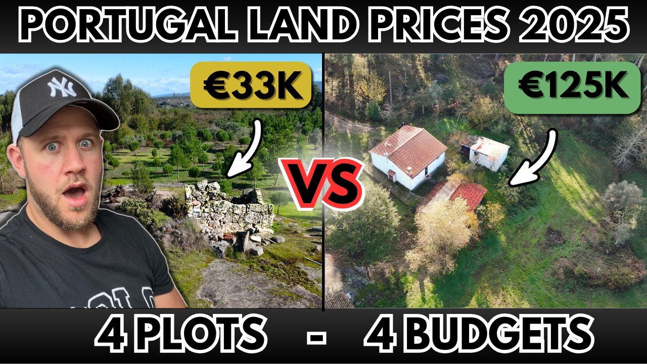 4 объекта недвижимости в Центральной Португалии: €33 тыс. против €125 тыс. (ОГРОМНАЯ разница!)