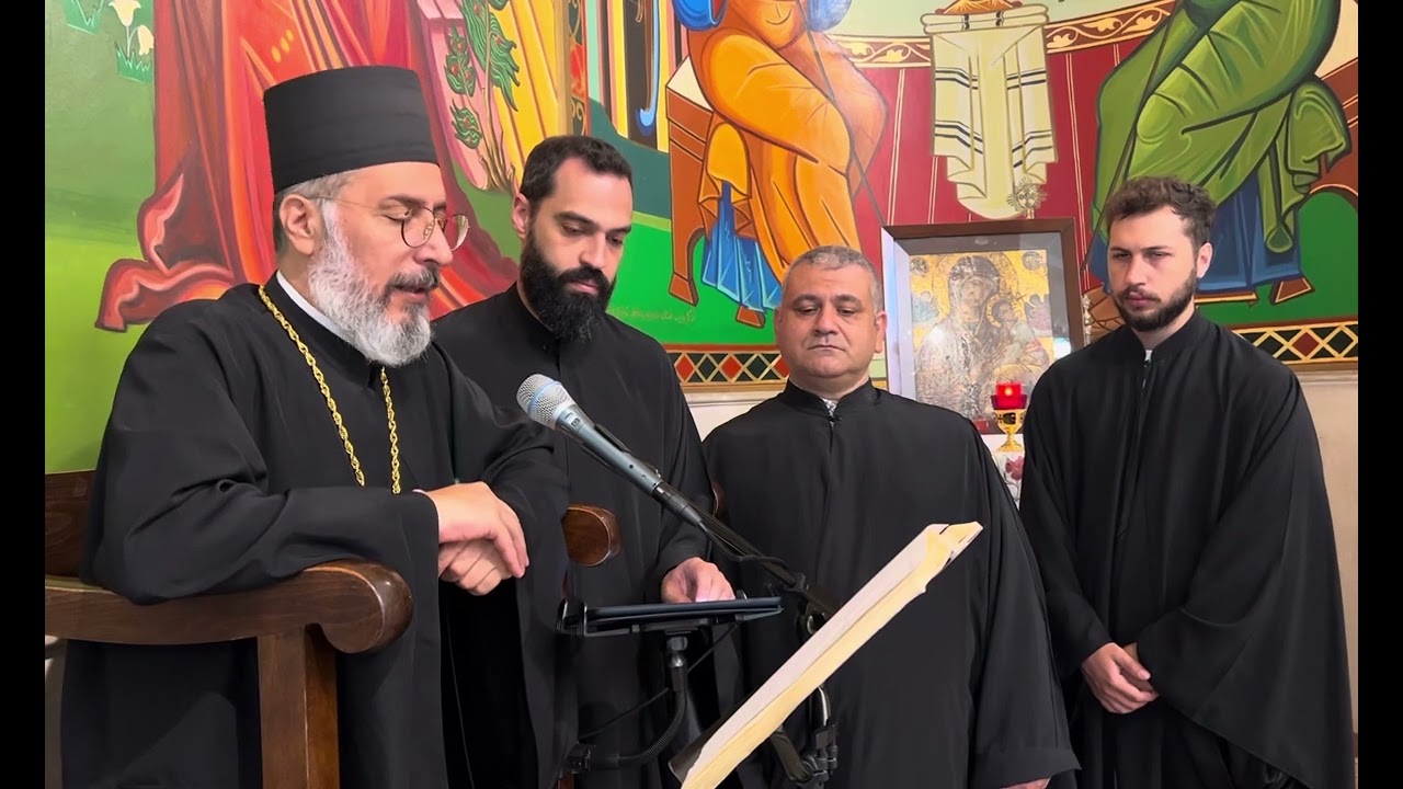 Ἁγνὴ Παρθένε Δέσποινα. Ἦχος πλ.α Αρχ. Ανδρεας Φαραχ عذراء يا ام الاله. الاب اندره فرح Andre Farah