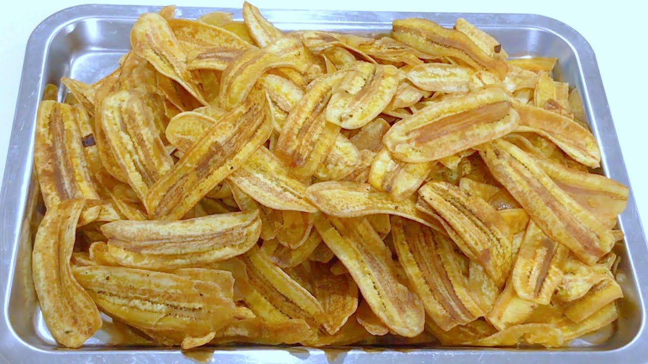 วิธีทำกล้วยฉาบ ให้กรอบอร่อย,ไม่อบน้ำมันเก็บได้นาน และการเชื่อมกล้วยฉาบให้อร่อยน้ำตาลไม่เป็นก้อน|EP37