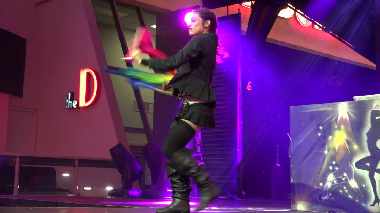 Danielle Howard (Dancing DJ Dani) - Fremont Street, Las Vegas