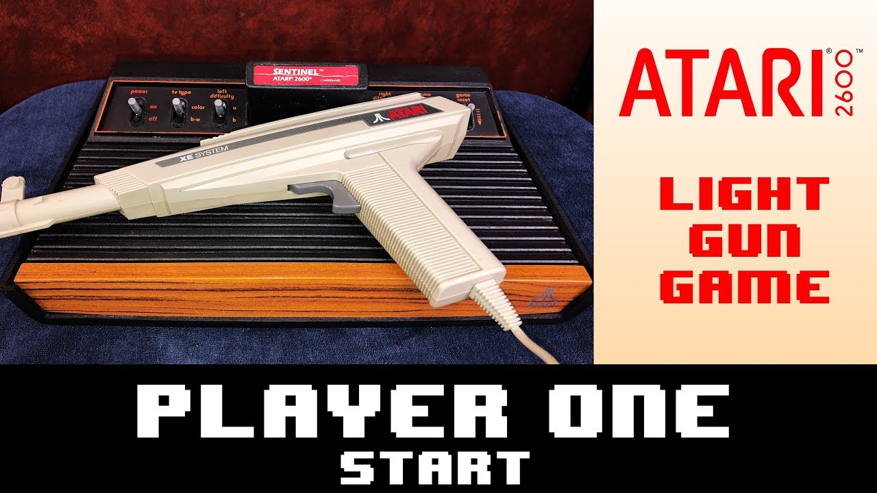 The Atari 2600 Light Gun Game: Sentinel - Player One Start