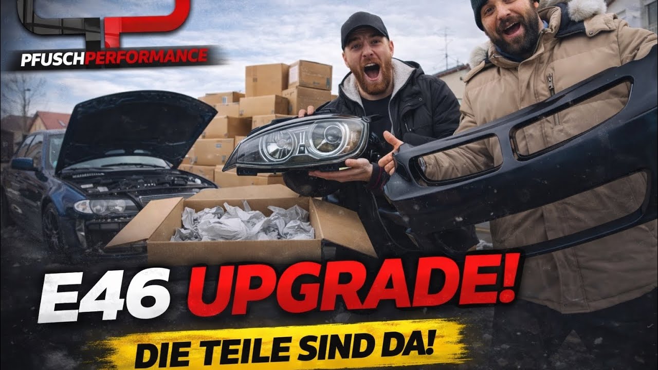 #Folge 2 UNBOXING - Vom Unfallwagen zum Traumauto! Unser BMW E46 Projekt startet