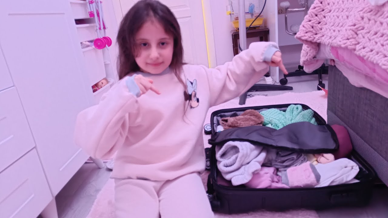 Köye gidiyoruz 🤩  Zeynosun valizini hazırladık 🥰😘
