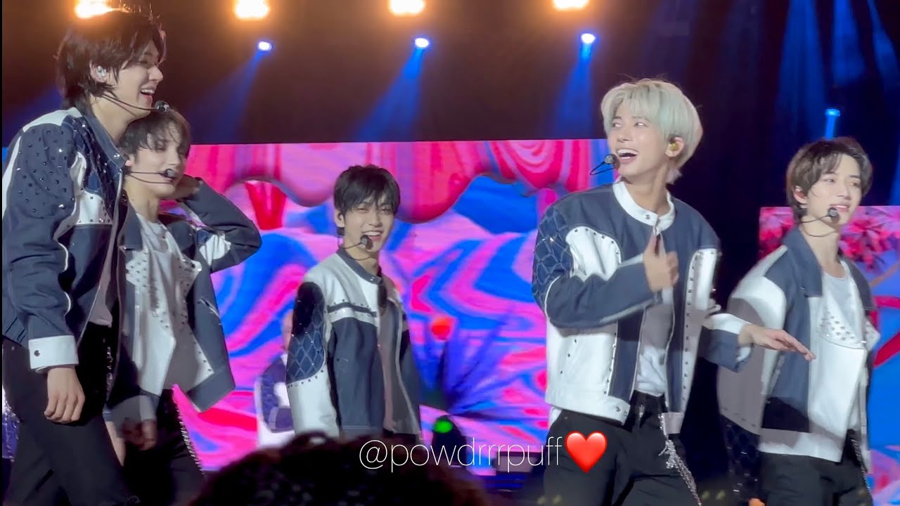 230528 - FANCAM - TXT - Yeonjun Teaches Happy Fools Choreo - ACT: Sweet Mirage Tour - LA D2 - 4K 직캠