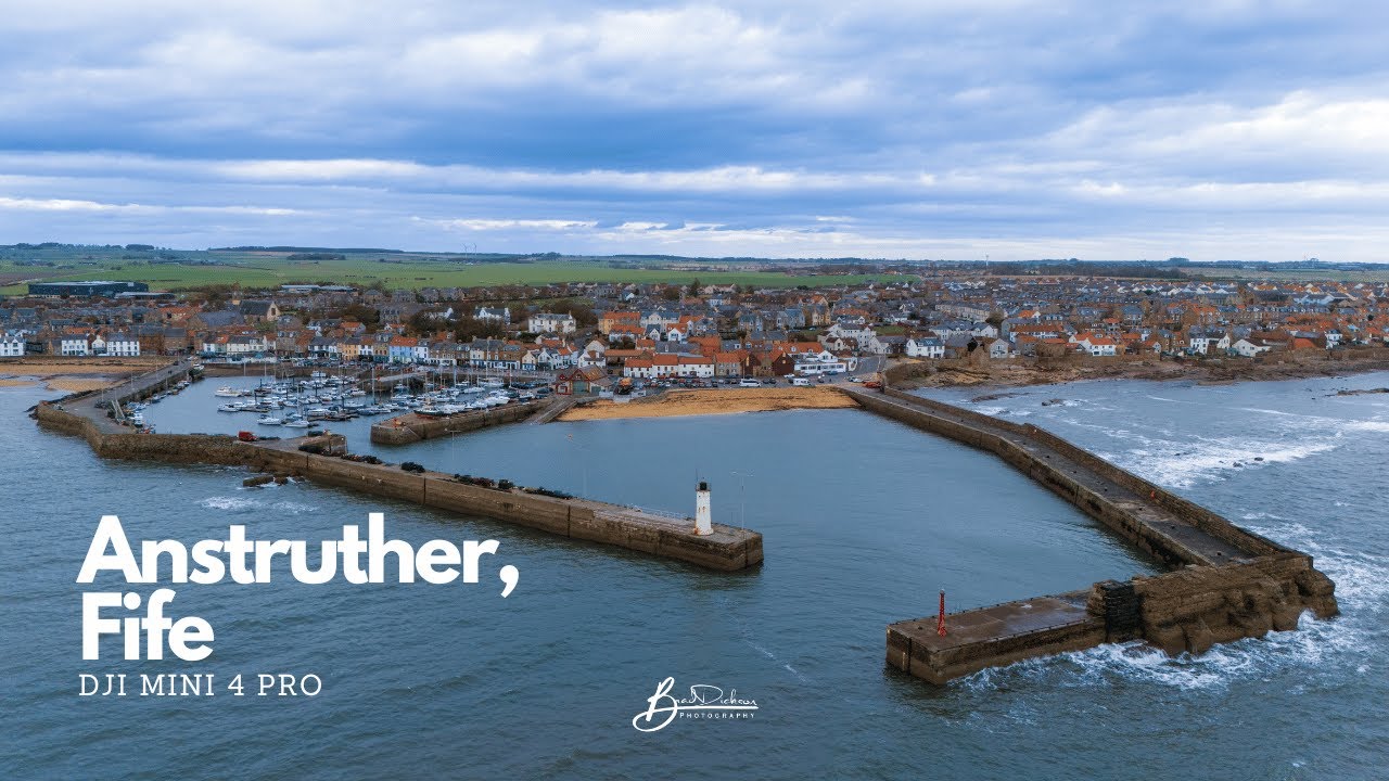 Anstruther, Fife: Scotland's Coastal Gem from Above!