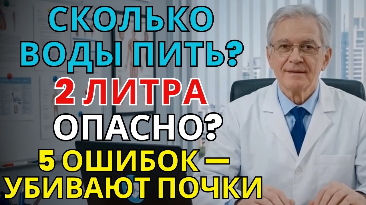 Вы пьёте воду неправильно — почки страдают (97% совершают эту ошибку ежедневно) | ПАМЯТЬ И МОЗГ