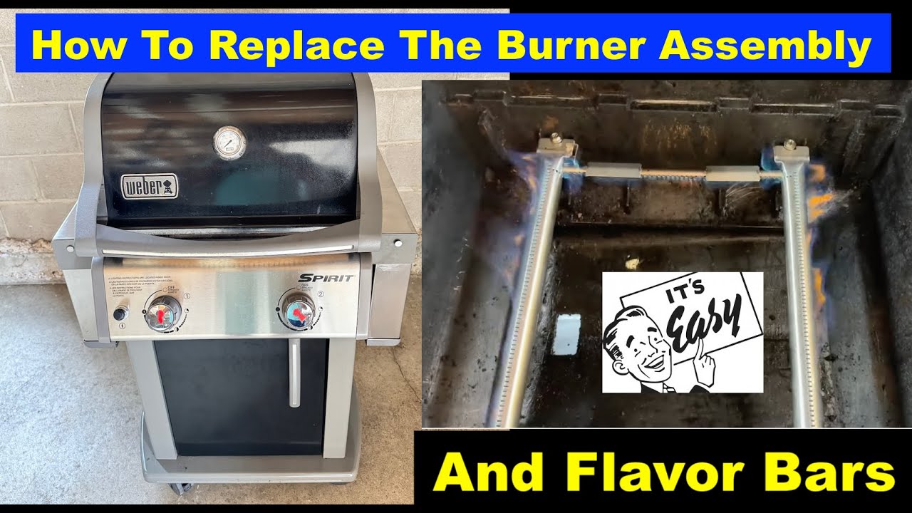 How To Replace Weber Grill Burner Assembly E210 E220 S210 S220 #howto #weber #grill #burner #fix