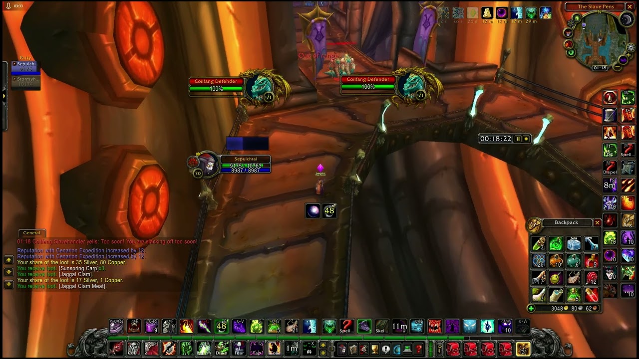 WoW Classic (Anniversary) - Slave Pens HC Solo (Warlock w/ Buyer PoV) Full Run Part VI (2026-03-08)