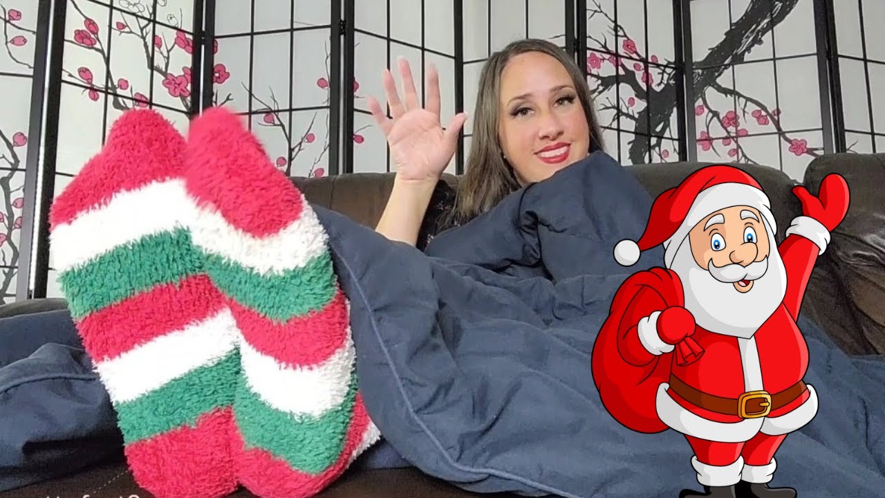 OG Christmas Movie Chat with Fuzzy Cozy Socks