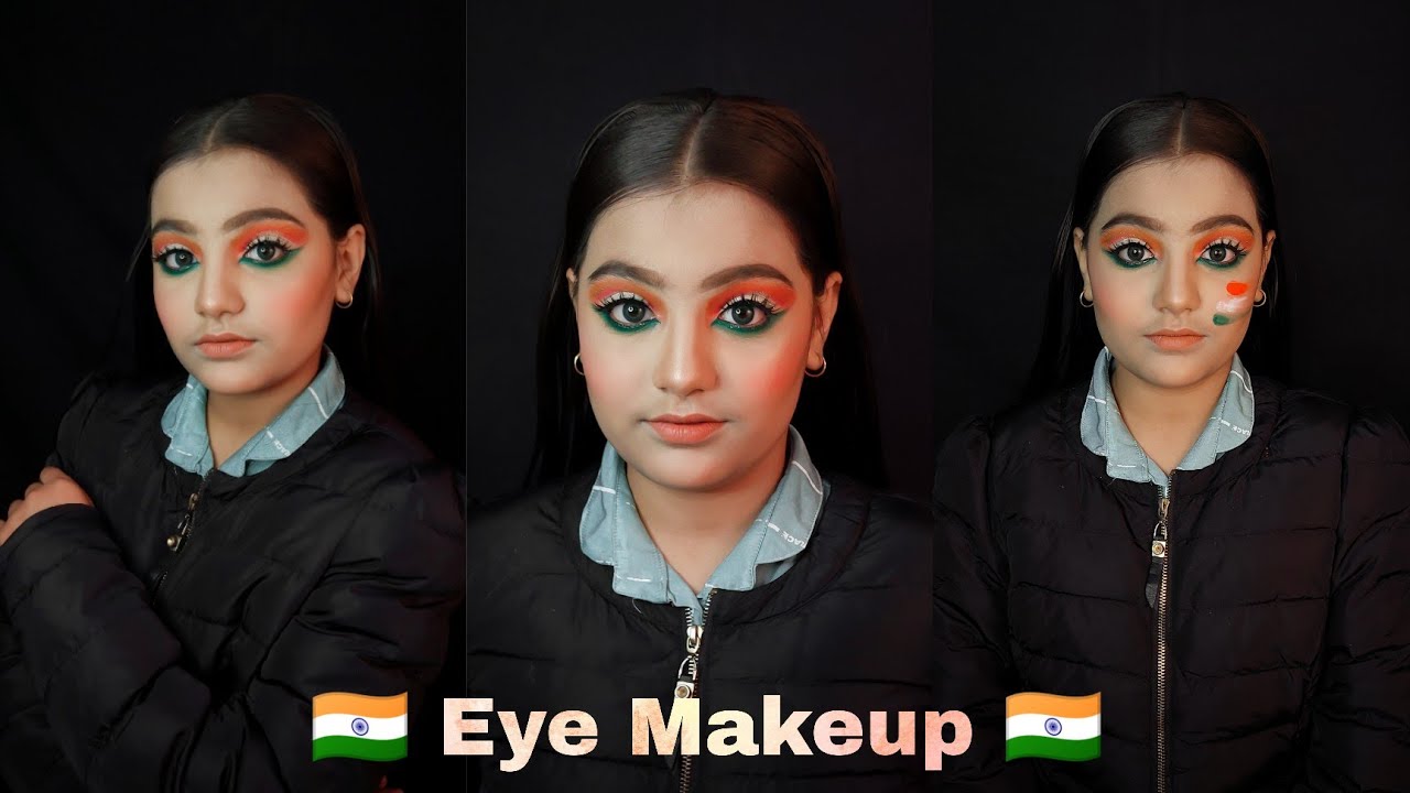 Republic Day Makeup Look 🇮🇳 | Eye Makeup | independence day Makeup look