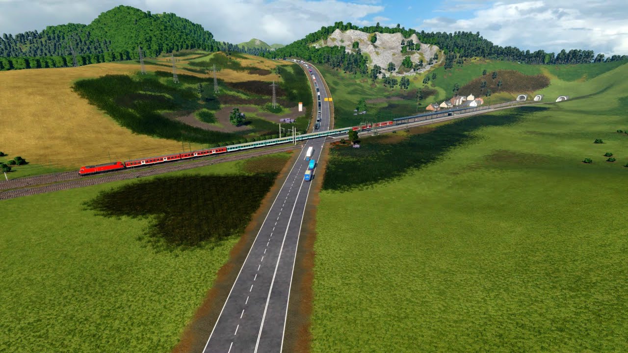 Transport Fever 2: Der Bahnübergang Teil 1290