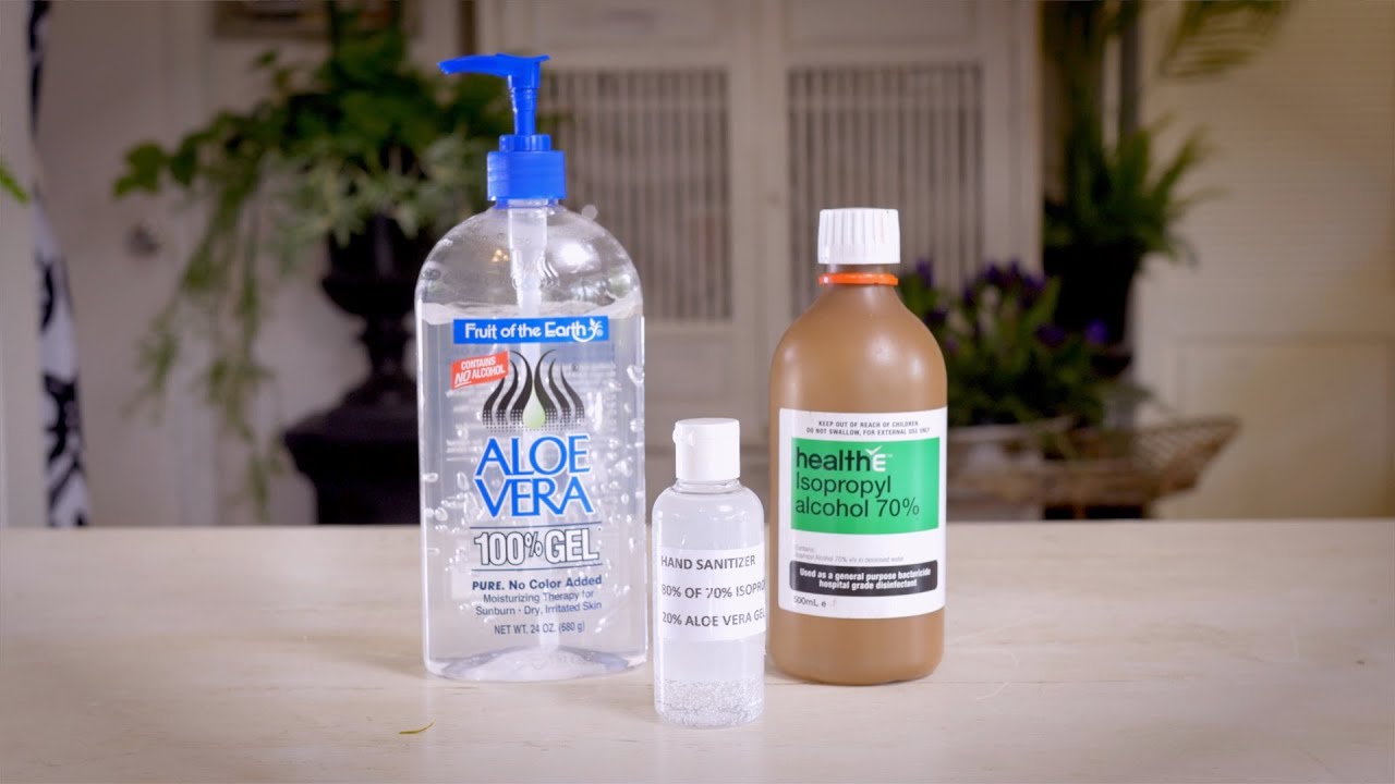 How to make your own Hand Sanitizer