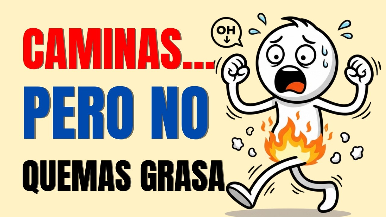 Caminas todos los días y no pierdes grasa abdominal? El error hormonal que lo explica todo