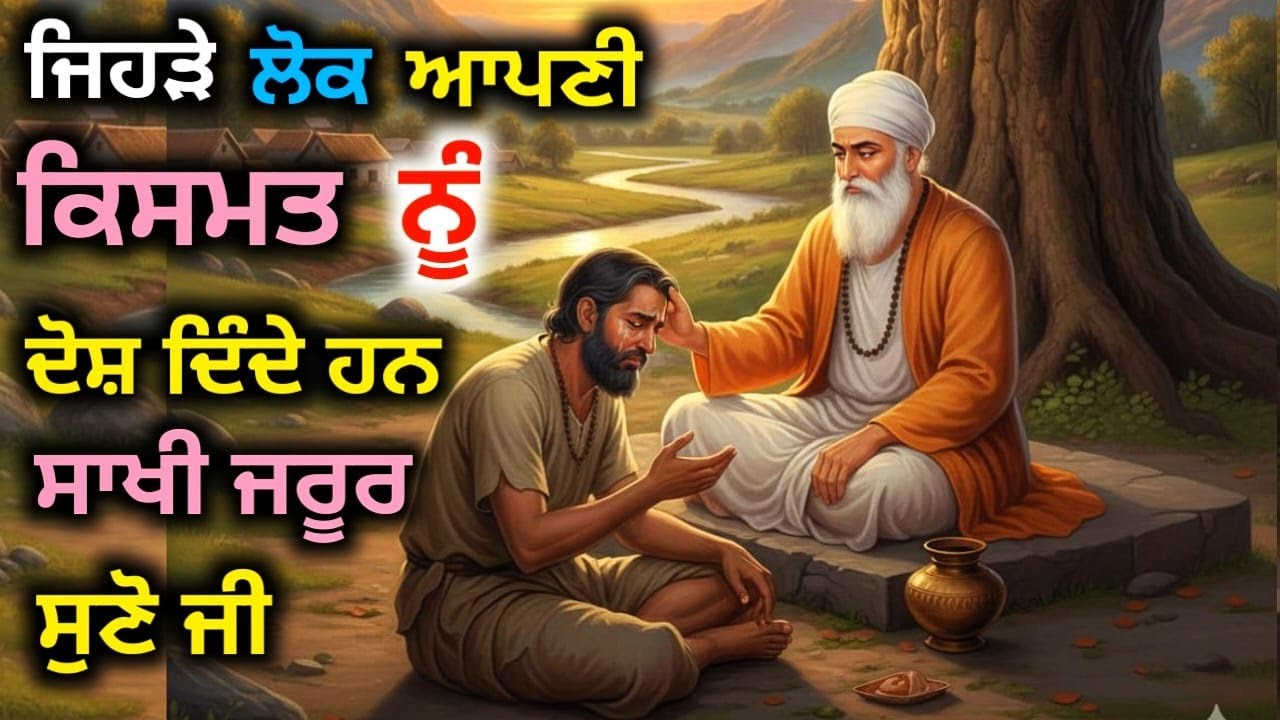 ਗੁਰੂ ਨਾਨਕ ਦੇਵ ਜੀ ਸਾਖੀ।ਕਿਸਮਤ ਨੂੰ ਦੋਸ਼ ਕਿਉਂ ਨਹੀਂ ਦੇਣਾ ਚਾਹੀਦਾ? । Guru Nanak Dev ji Sakhi l Sikh Story ।