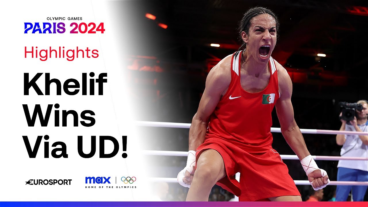 Algeria's Imane Khelif through to Olympic semi-finals 🥊 | #Paris2024 #Olympics