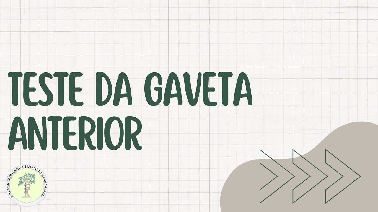 TESTE DA GAVETA ANTERIOR