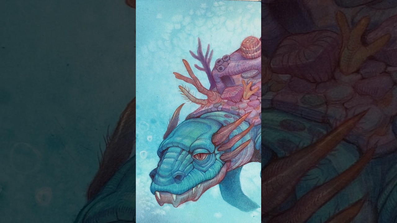 Experimenting w/ 🧂 on my painting! 